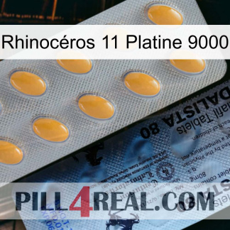 Rhinocéros 11 Platine 9000 44